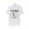 24SS Streetwear Casual Fashion T Shirt Tee Men Women 1 Cotton Loose Tennis Print T-Shirt Top