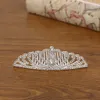 Bellissimi copricapi di strass Crystal Hot Hair Petty for Women Girls Wedding Party Gift Silver Decorative Head Tiara Pin Accessori