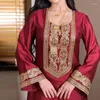 Etnische kleding pailletten geborduurd Jalabiya Eid Ramadan moslim vrouwen maxi jurk Dubai Turkije Kaftan islamitische Marokko kaftan gewaad Abaya