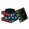 Rauchzubehör Rubik Cube Tabakmühle DIA 58mm Vierschicht Zinklegungsgewürz trockener Kräuter -Brecher Bunte Schleifen