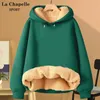 Herbst und Winter Mode Trend Lamm Wolle Hoodie Männer Casual Lose Bequeme Dicke Warme Hohe Qualität Große Größe Mantel 231226