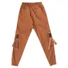 Men's Pants Autumn Casual Loose Sport Street Large Size High Straight Leg Bandage Overalls Trousers Clothing