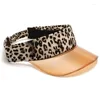 Ball Caps Ladies Women Empty Top Vintage Leopard Baseball Vacation Outdoor Transparent