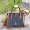 Classique Designer Ophidia Denim Sacs Jumbo G Sac à main Bandoulière Femmes Sac à bandoulière Sac fourre-tout Cowboy Métal Fermeture à glissière Matériel Hasp Imprimer Lettres Sac à main vintage Mode