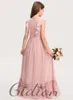 Girl Dresses Chiffon Cascading Ruffles Kids Event Birthday Evening Party Wedding Ceremony Ball Pageant Celebration Junior Bridesmaid Dress