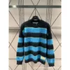 Designer 23 Frühherbst neuer Nischen -Trendy Brand Classic Striped Mohair Long Sleeved Top mit einer weichen und klebrigem Mädchenstil -Touch