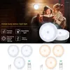 Wall Lamp Led Lights Cabinet Wireless Rechargeable Closet Dimmable Motion Sensor Remote Controlled Lamps For Cabinets