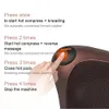 Neck Massager Car Home Cervical Shiatsu infrared Massage Neck Back Waist Body Electric Multifunctional Massage Pillow Cushion 231227