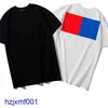 2CJH herrt-t-shirts Summer Mens T Shirts Fashion Womens Designer Tshirts Cropped Casual med märkesbrev broderi män smala kläder