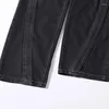Мужские джинсы Мешковатые широкие брюки в стиле ретро Отбеленные эластичные джинсовые брюки в стиле хип-хоп Y2K Зимние повседневные брюки унисекс