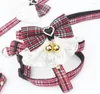 يوقت Cat Pet Dog Harness Leash 2 Sets Bow Lace Twlar Flower Rope Rope for Suital Medium Suit33385184