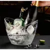 Moet Chandon Champagne Wine Bottle Freezer Bag IceBag Beer Bucket Transparent Family Bar Kitchen Restaurant Gift 231227