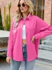 Women's Blouses Luckbn European American 2024 lente/zomer puur katoenen vest los casual lange mouwen shirt