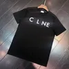 Cel New Mens Designer T-shirt Vêtements pour femmes Coton Pure Coton Round Cou Signe à manches courtes Double lettre G Print