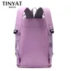 TINYAT Borsa da viaggio da donna di grande capacità Zaino da viaggio casual per il fine settimana Zaino sportivo da donna per yoga Borse a tracolla multifunzione 231227