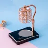 Stepless Dimming UsB Table Lamp Crystal Candle Wax Melting Warmer Lamp with Height Adjustable Fragrance Oil Aromatherapy Lamp 231226