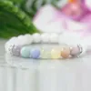 MG0945 7 Chakra Diffusor Armband Damen Heilenergie Kristalle Armband Regenbogen Edelstein Energie Schutz Armband228C