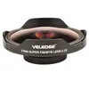 VELEDGE – adaptateur d'objectif Ultra Fisheye 37MM4M 03X HD large avec capot uniquement pour caméras vidéo et caméscopes 231226