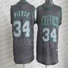 커스텀 멘스 여성 청소년 어린이 보스턴의 '셀틱스''34 Paul''Pierce 36 Marcus''smart Green Camo Black White Red Retro Basketball Jersey