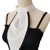 Bow Ties 652F Detachable False Collar Girls Choker For Shirt Or Dress Lapel Shawl Lady Girl