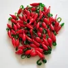 20mm 30mm Handmade Red Chilli Lampwork Beads For DIY Pendant Necklace Jewelry Red Pepper Lampwork Coloured Glaze Beads 100pcs199T