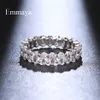 Cluster Rings Emmaya Arrival Light Luxury White Color Ring Oval Shape For Female Elegant Jewlery Fashion Statement In Wedding Part188J
