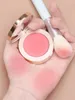 Brand Silky Blush Powder, 4 Farben, seidig rosa, zarte Aprikose, strahlendes Rosa, helle Koralle, Make-up-Palette, 5,5 g, 231227