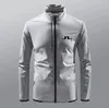 2024OUTDoor Tshirts Summer J Lindeberg Jaqueta de golfe masculino Sports Sports Windbreaker Lightweight Breathable Zipper Fishing