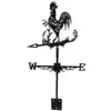 Rooster Wind Vane Dachwetterwetter Retro Metal Direktion Indikator Farm Szene Gartenkunstdekorte 231227