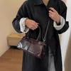 28% OFF Designer bag Winter New Street Trend Texture Oil Wax Leather Underarm Sweet Cool Fashion Versatile Handheld Shoulder Bag