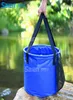 Outdoor-Taschen 30L zusammenklappbarer Eimer für Camping, Reisen und Gartenarbeit, tragbar, zusammenklappbar, Waschbecken, Wasserbehälter, Eimer, handlich zu 6094708