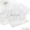 Bandeaux Dentelle Élastique Bandeaux Papillon Noeud Noeud Blanc Bébé Fille Bandeaux Bande De Cheveux Capuchon Headwrap Bijoux De Mode Will Dhgarden Dh89A