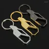 Keychains Fashion Metal Men Keychain Black Clasp Creative DIY Keyring Holder Car Key Chain for Jewelry Gift