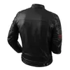 Protectors Motorcycle Jackets Cowhide Leather Jacket Men Natural Genuine Leather Clothes Biker Clothing Motor Riding Coat S-2XL 231228