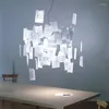 Люстры Zettel Z люстра светодиода E27 Diy Paper Lamp Light для гостиной обеденный зал домашний спальня эстетические огни Cx103bt