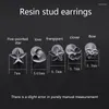 Stud Earrings 10 Pcs Resin Ear Sticks For Hole Treatments Invisible Soft Cute Fashion Star Heart Shape Anti Blocking Studs