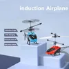 Télécommande Drone Hélicoptère RC Jouet Avion Induction Planant USB Charge Contrôle Drone Enfant Avion Jouets Vol Intérieur Jouets 231228