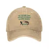 The Fish and I Have Entered an Uneasy Alliance Against Women Cowboy Hat black Military Cap Man Fashion Beach MenS WomenS 231228