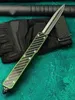 Special ! Green Makora II Out the front Knife double action Automatic Bounty Hunter knives UT85 UTX85 UT70 D2 Blade BM3300 A07 C07 9400 535 3400 Outdoor Camping Knife