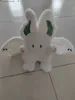 Animais de pelúcia de pelúcia kawaii macio branco morcego coelho brinquedos de pelúcia pelúcia animais coelho morcego conforto boneca brinquedo de pelúcia travesseiro para crianças presentes de aniversáriol231228