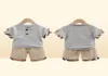 2pcs Boys Summer Clothes Filts Shirts Fashion Shorts Tenues pour Baby Boy Toddler Tracksuit pour 0-5 ans5302832