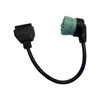 OBD1 LKW-Kabel für OBD2 Dechi 9PIN weiblicher grüner Winkel für 16Pin