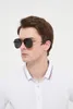 مصمم العلامة التجارية الفاخرة مان Sunglass Vintage Retro Men Sun Sun Glasses Metal Eyewear Styp