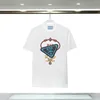 Paris Mens T-shirts Europe LETTRE LUXURIE IMPRESSION LOGO MASSE MESS