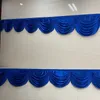 36M Long Ice Silk Swag Drape Panel Wedding Stage Background Event Party Decor Drapery Banquet Backdrop Curtain 231227