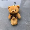 Animaux en peluche en peluche VENTE CHAUDE - Jouets en peluche petit ours 6 couleurs - Porte-clés POUPÉE ;Cadeaux de décoration de fête de mariage 231228