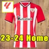 23 24 Club Bilbao Jerseys de futebol BERENGUER 2023 2024 MUNIAIN Atlético WILLIAMS camisa de futebol RAUL GARCIA VILLALIBRE camiseta Sancet UNAI SIMON away homens crianças GK