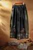 女性用パンツウィンタービンテージ刺繍ハイウエストぬいぐるみブルマー大型サーマルコットンパッドズボン