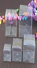 50st Square Plastic Clear PVC Boxes Transparent Waterproof Gift Box PVC Carry Cases Packaging Box for Kids Gift Jewelrycandytoy1339695