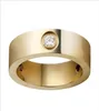 2021 Schraubliebe Ring Womens Herren Ringe Klassiker Luxusdesigner Schmuck Titan Stahl Silber Roségold Valentines Verlobungsgeschenk 1934306